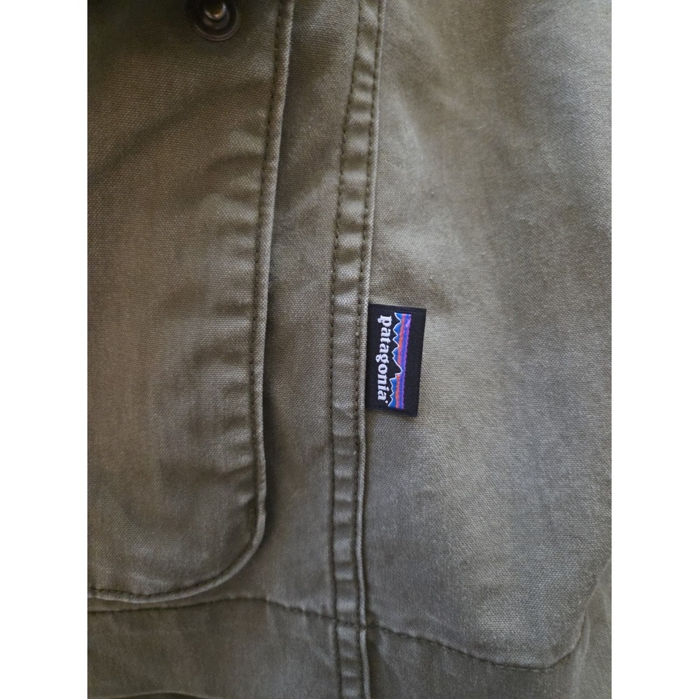 Patagonia Women's Olive Green Jacket Full Zip/Snap Front Size Small Maple Grove - Picture 9 of 10